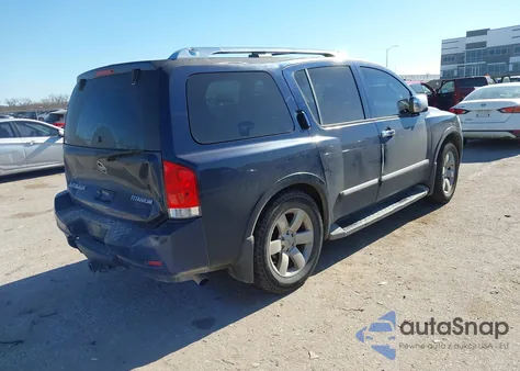 2010 Nissan Armada Titanium из США, поврежденный, VIN 5N1BA0ND5AN605553